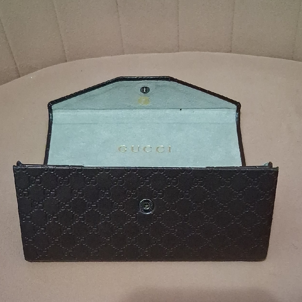Gucci Brown Glasses Case - Picture 1 of 5